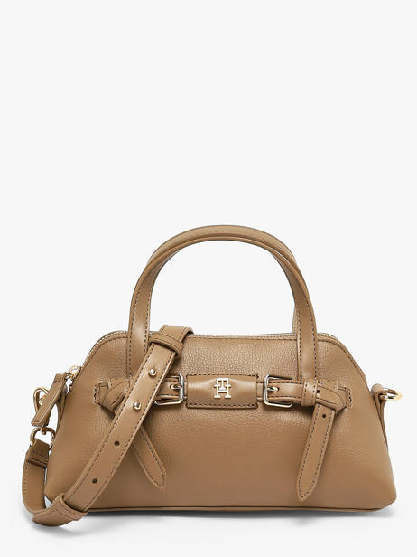 Cross Body Tas Th Buckle Polyurethaan Tommy hilfiger Beige th buckle AW19034