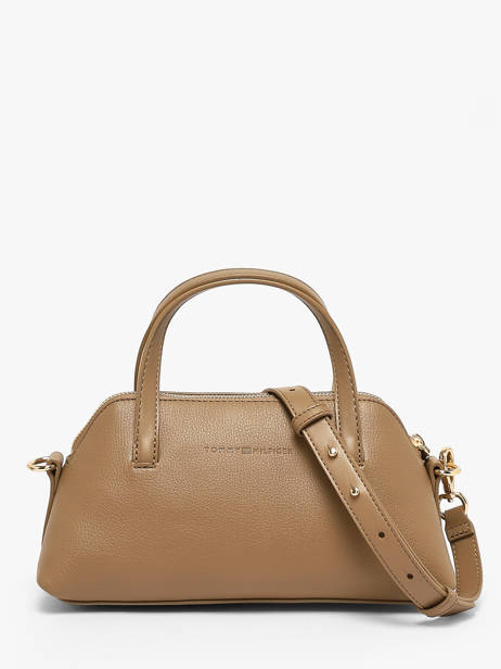 Cross Body Tas Th Buckle Polyurethaan Tommy hilfiger Beige th buckle AW19034 ander zicht 2