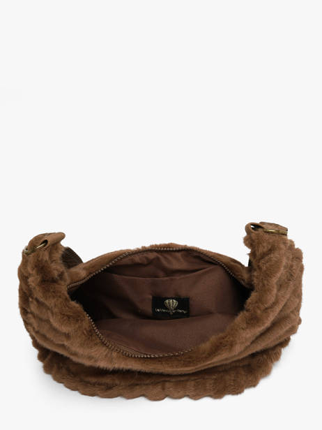 Schoudertas Quadri Le voyage en panier Bruin quadri AHP320 ander zicht 2