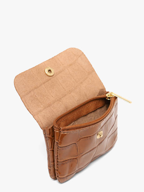 Portemonnee Leder Milano Bruin cocco balo CB23091 ander zicht 1