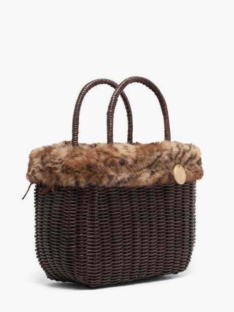 Handtassen Doudou Le voyage en panier Bruin doudou M ander zicht 1