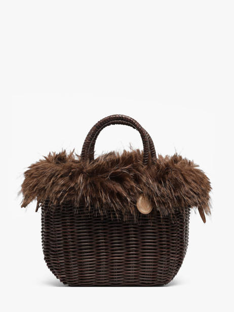 Handtassen Doudou Le voyage en panier Bruin doudou S