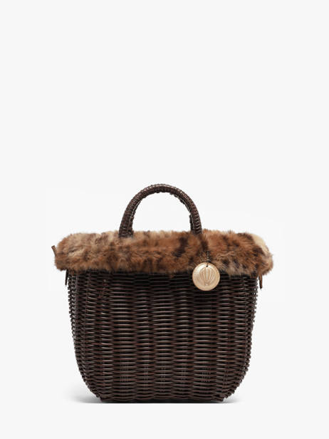 Handtassen Doudou Le voyage en panier Bruin doudou S