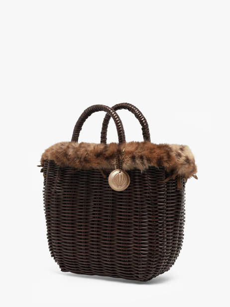 Handtassen Doudou Le voyage en panier Bruin doudou S ander zicht 1