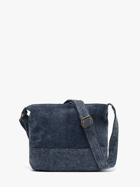 Cross Body Tas Denim Le voyage en panier Blauw denim AHP338 ander zicht 3