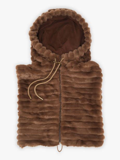 Sjaal Le voyage en panier Bruin accessoires AHC008