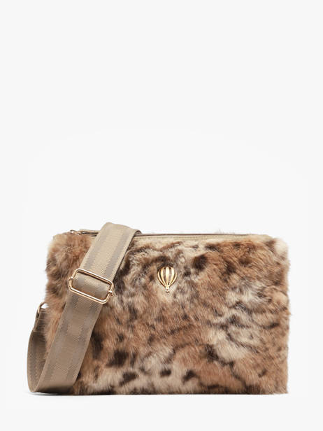 Cross Body Tas Doudou Le voyage en panier Beige doudou AHP314