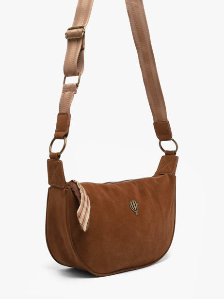 Cross Body Tas City Polyurethaan Le voyage en panier Bruin city AHP332 ander zicht 1