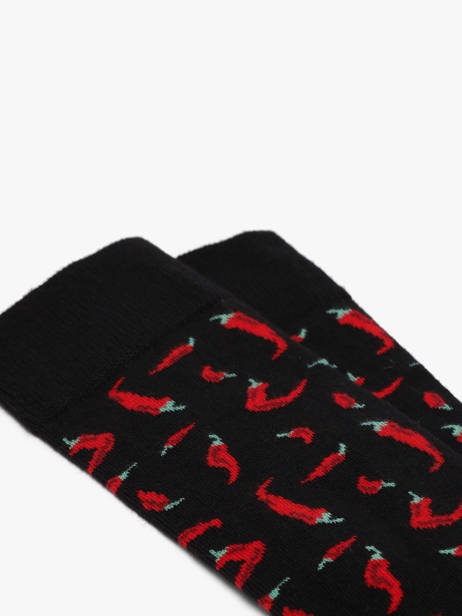 Sokken Besocks Zwart socks women BECHILI ander zicht 1