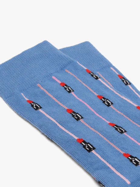 Sokken Besocks Blauw socks women LI ander zicht 1