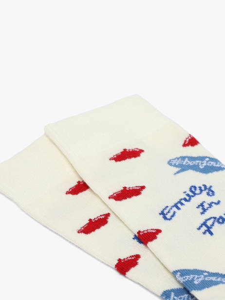 Sokken Besocks Beige socks women BO ander zicht 1