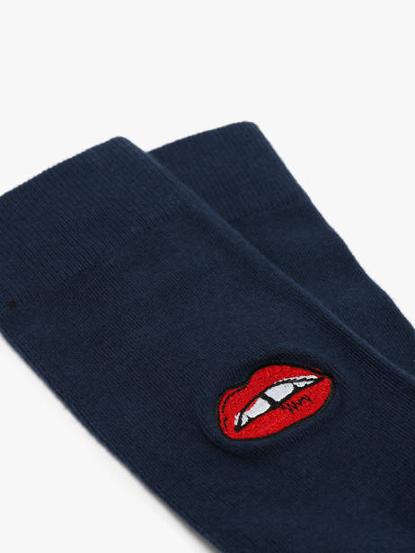 Sokken Besocks Blauw socks women E ander zicht 1