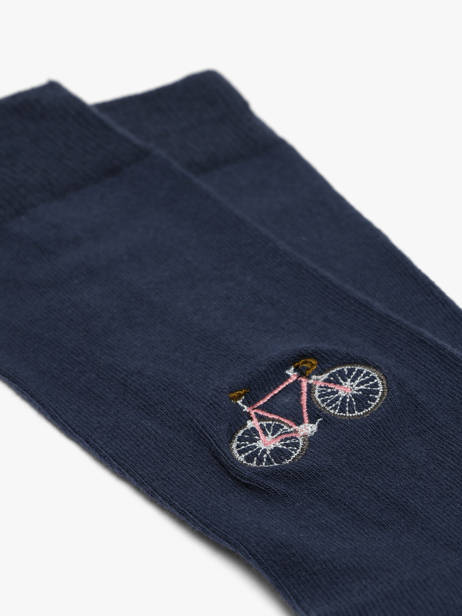 Sokken Besocks Blauw socks men E ander zicht 1