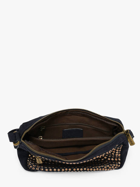 Cross Body Tas Studs Mandoline Blauw studs 6734 ander zicht 1
