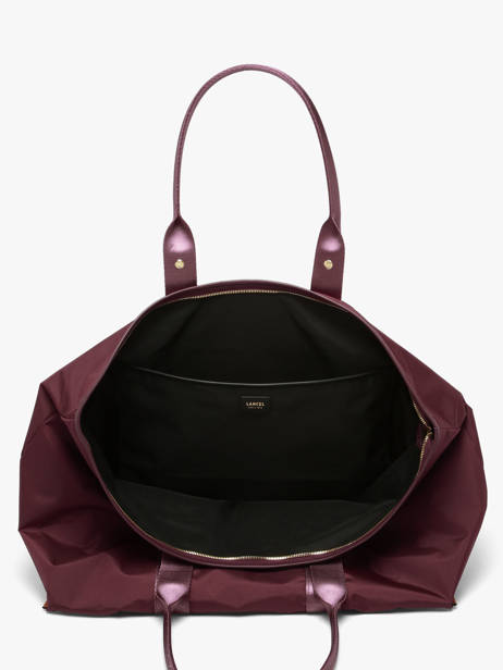 Schoudertas L Mistral Rollable Nylon En Leder Lancel Violet mistral A13996 ander zicht 4