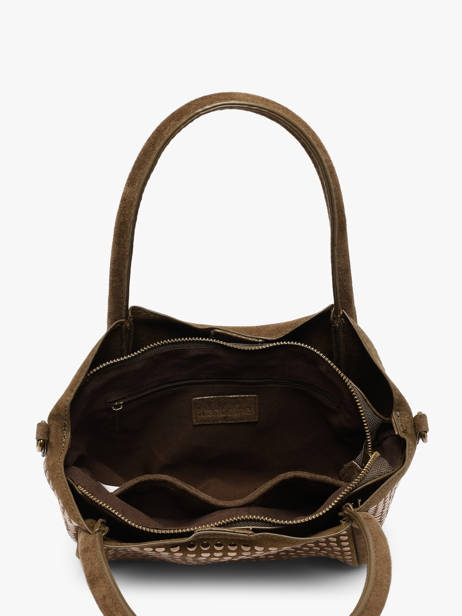 Handtas Studs Mandoline Groen studs 6732 ander zicht 2