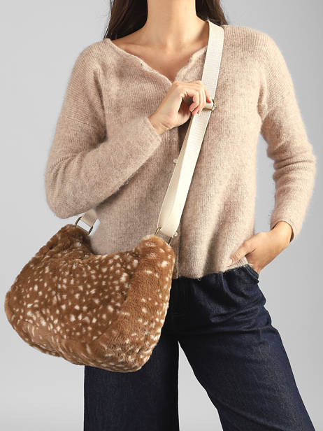 Cross Body Tas Rosa Fawn Hindbag Bruin faon FN ander zicht 1