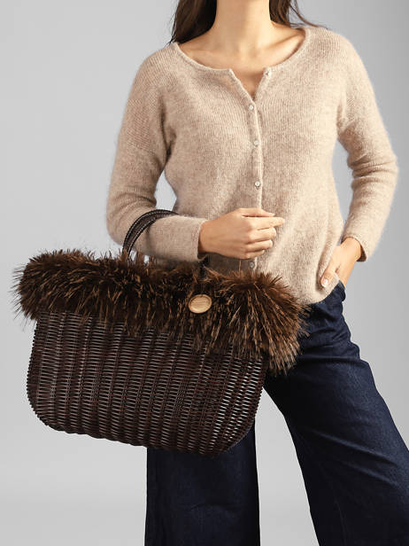 Mand L Doudou Met Patrijs Effect Le voyage en panier Bruin doudou L ander zicht 1