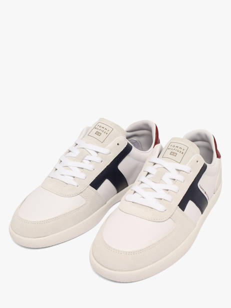 Sneakers Uit Leder Tommy hilfiger Wit men 6068YBS ander zicht 1