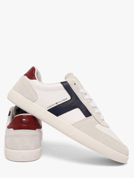 Sneakers Uit Leder Tommy hilfiger Wit men 6068YBS ander zicht 2