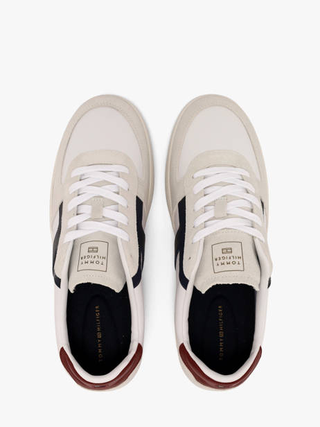 Sneakers Uit Leder Tommy hilfiger Wit men 6068YBS ander zicht 3