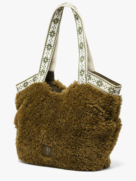 Schoudertas Winter Le voyage en panier Groen winter AHP326 ander zicht 1