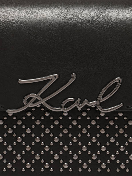 Cross Body Tas K Signature Karl lagerfeld Zwart k signature B4W30328 ander zicht 2