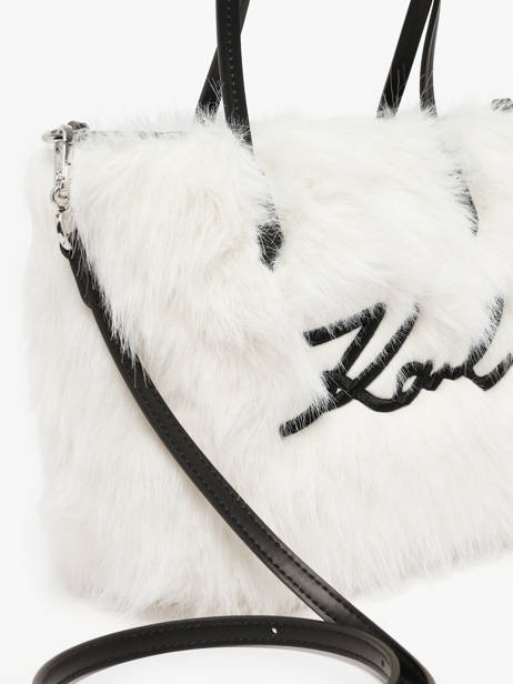 Schoudertas K Signature Karl lagerfeld Wit k signature B4W50019 ander zicht 2