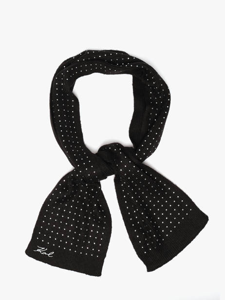 Sjaal Karl lagerfeld Zwart k signature B4W33030