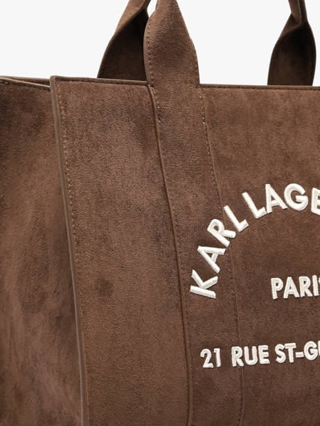 Handtas Rsg Karl lagerfeld Bruin rsg B4W30373 ander zicht 2