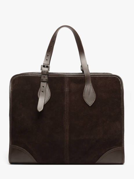 Handtas La Suite Leder Paul marius Bruin la suite CABALSUI ander zicht 3