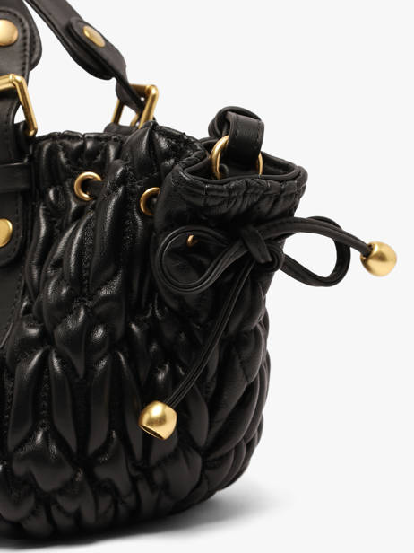 Cross Body Tas Matelasse Leder Gerard darel Zwart matelasse DESB2457 ander zicht 2