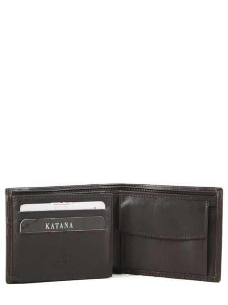 Portefeuille Leder Katana Bruin marina 753070 ander zicht 3