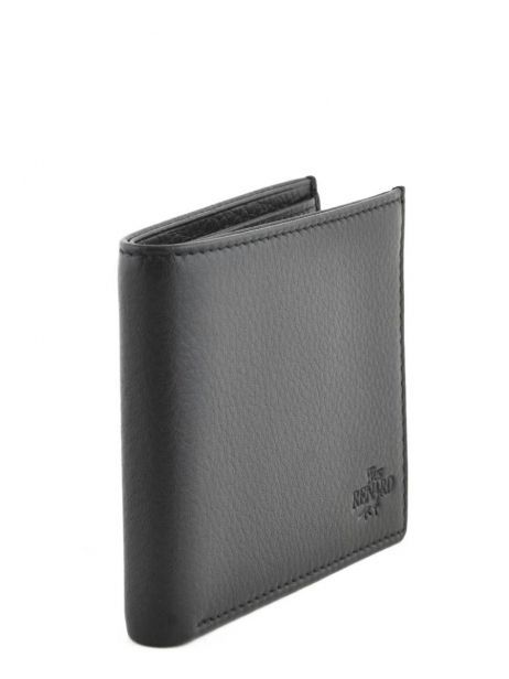 Portefeuille Leder Yves renard Zwart foulonne 2375 ander zicht 1