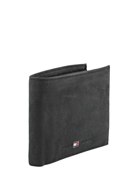 Portefeuille Leder Tommy hilfiger Zwart johnson AM00660 ander zicht 2