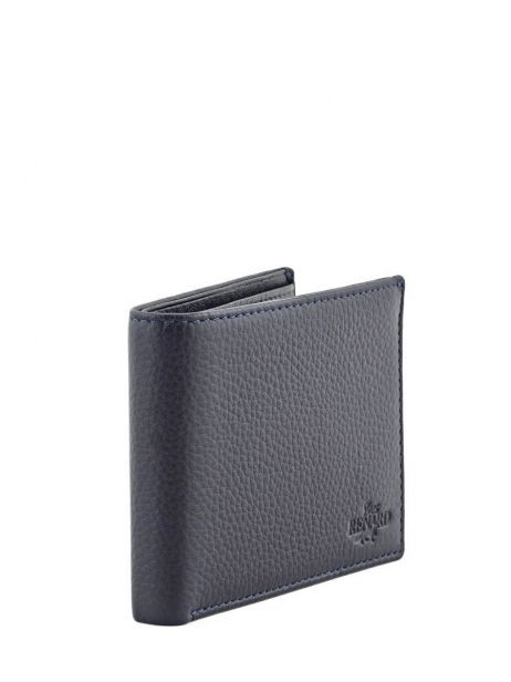 Portefeuille Leder Yves renard Blauw foulonne 2376 ander zicht 2