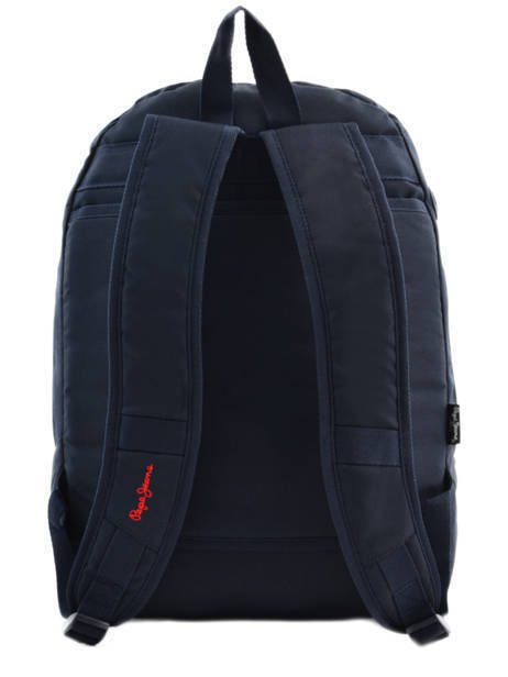 Rugzak 1 Compartiment Pepe jeans Blauw mangrove 64223 ander zicht 4