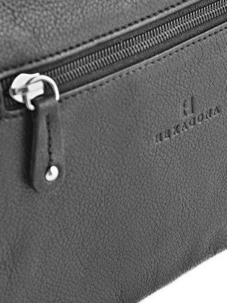 Cross Body Tas Confort Leder Hexagona Zwart confort 464778 ander zicht 1