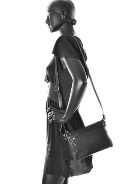 Cross Body Tas Confort Leder Hexagona Zwart confort 464778 ander zicht 2