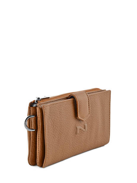 Portefeuille Original N Leder Nathan baume Bruin original n 104N ander zicht 1