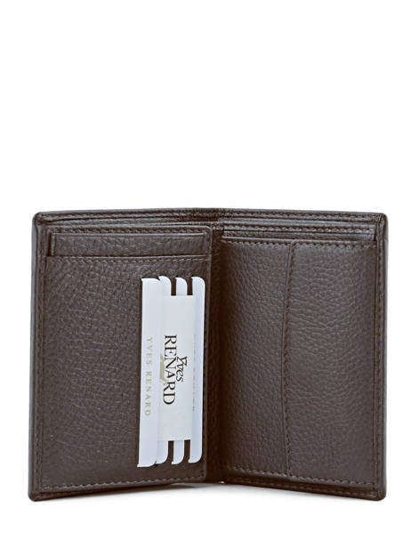 Portefeuille Leder Yves renard Bruin foulonne 23419 ander zicht 4