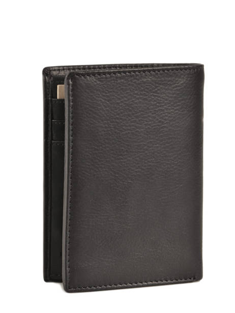 Verticale Portefeuille Gary Leder Le tanneur Zwart gary TRA3312 ander zicht 3