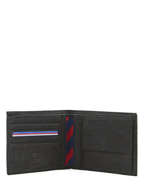 Portefeuille Leder Tommy hilfiger Zwart johnson AM00659 ander zicht 1