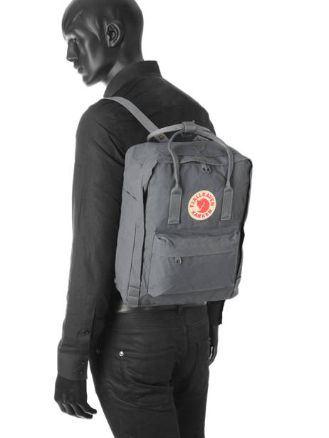 Rugzak Kånken 1 Compartiment Fjallraven Blauw kanken 23510 ander zicht 2