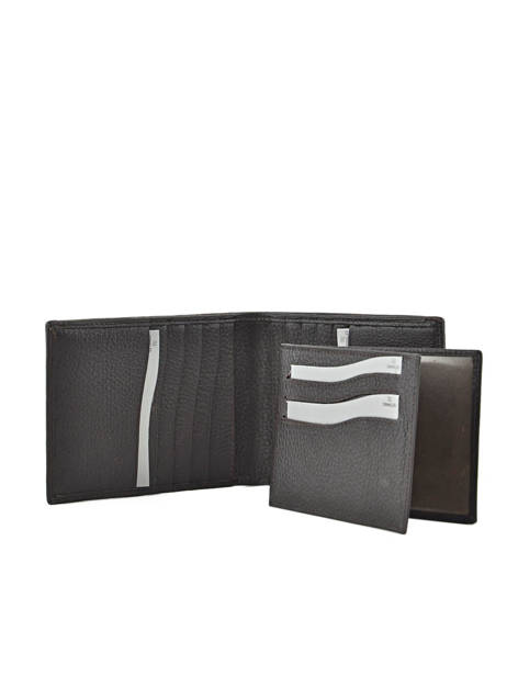 Portefeuille Caviar Leder Crinkles Bruin caviar 14124 ander zicht 3