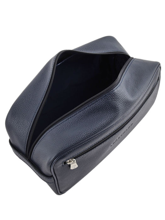 Longchamp Le foulonné Toiletzak Blauw