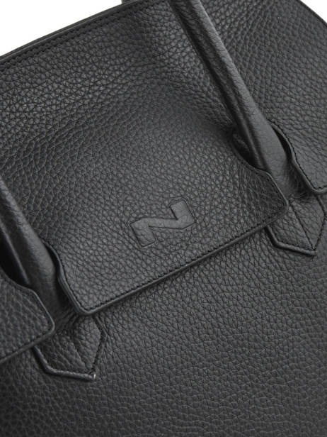 Handtas Clara Leder Nathan baume Zwart nathan 2 ander zicht 2