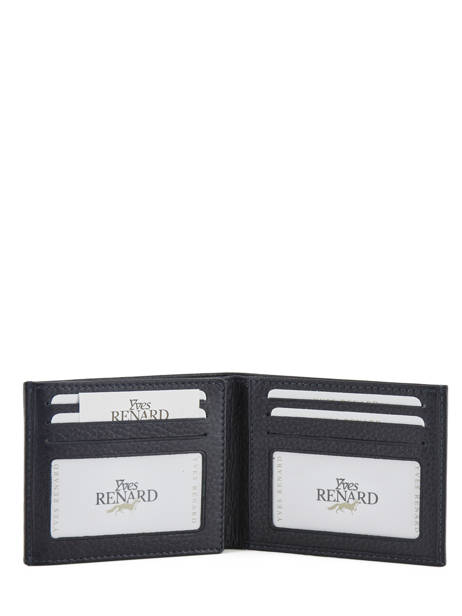 Portefeuille Leder Yves renard Blauw foulonne 2306 ander zicht 2