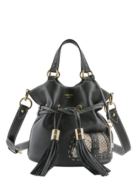 Bucket Bag S Premier Flirt Python Leder Lancel Zwart premier flirt A10528 ander zicht 4