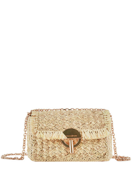 Cross Body Tas Moon Raffia Vanessa bruno Beige moon raphia 73V40533